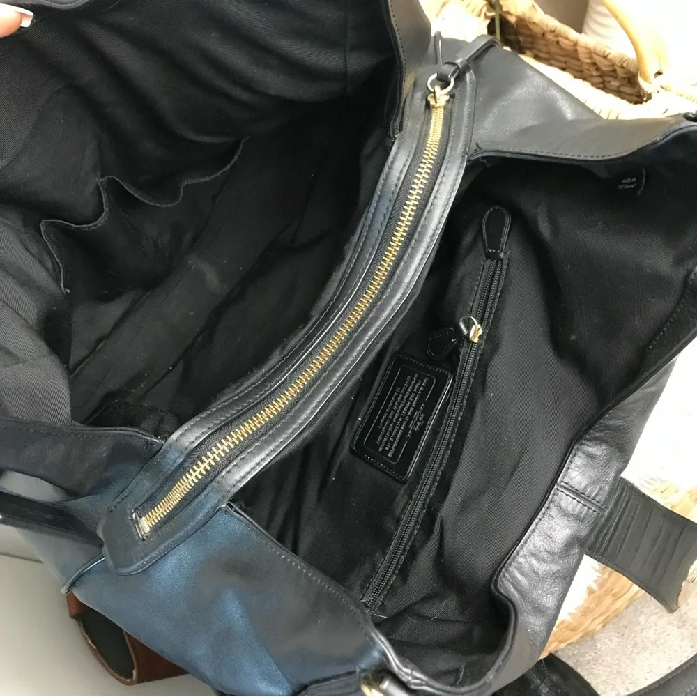 COACH MADISON CARLYLE SMOOTH LEATHER SHOULDER BAG